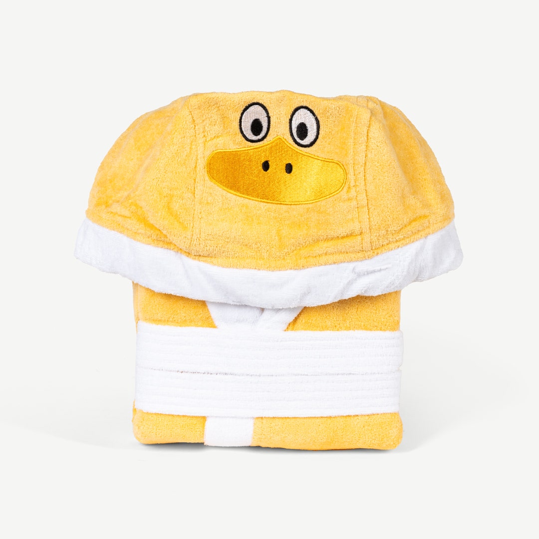Alby Kids Bathrobe 6-8yrs -Yellow