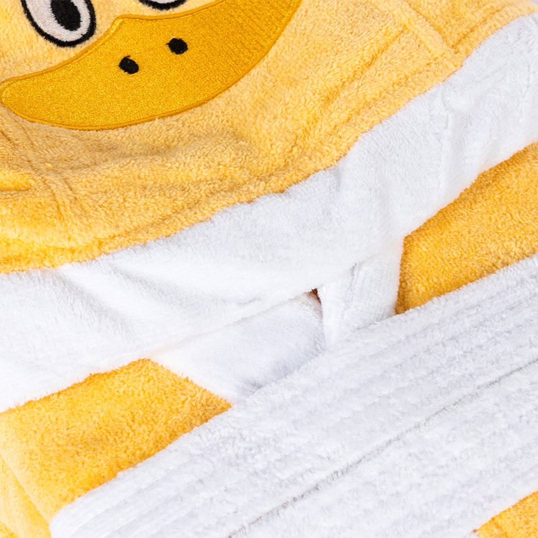 Alby Kids Bathrobe 6-8yrs -Yellow