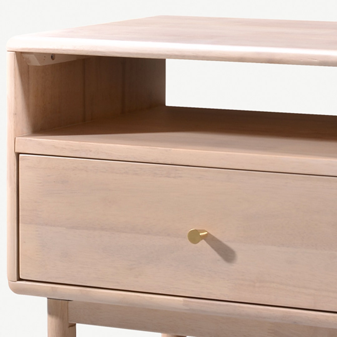 Alira Bedside Table Milk Oak