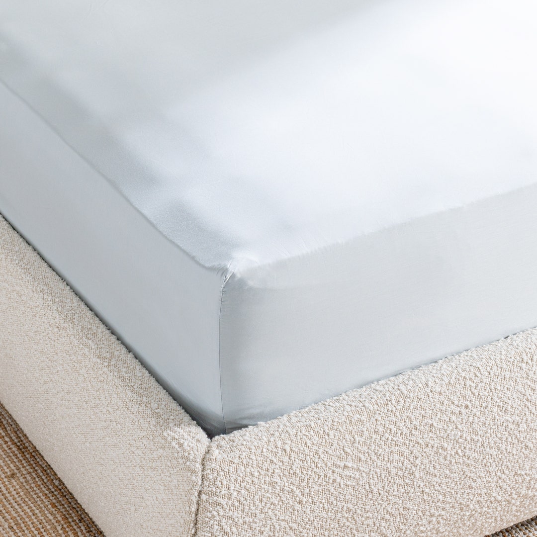 Allergy Relief Fitted Sheet 200x200cm -P/Blue