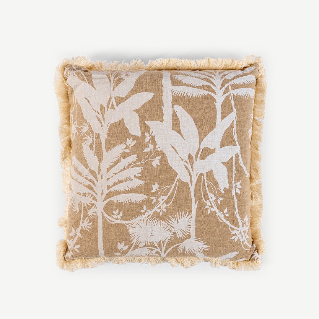 Alwyn Silk Printed Filled Cushion