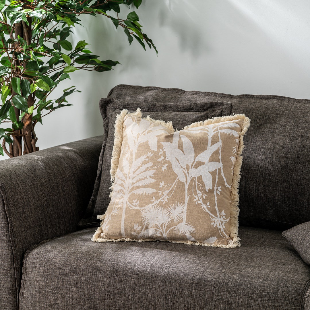 Alwyn Silk Printed Filled Cushion