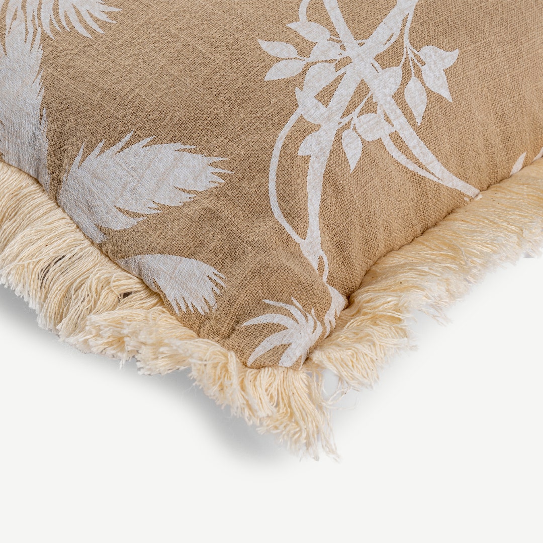 Alwyn Silk Printed Filled Cushion