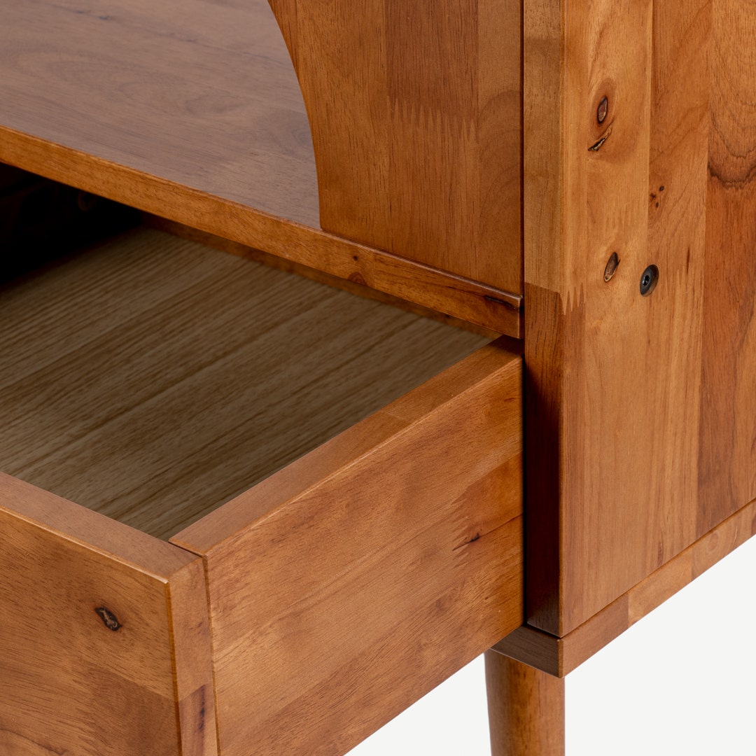 Amani Bedside Table Walnut