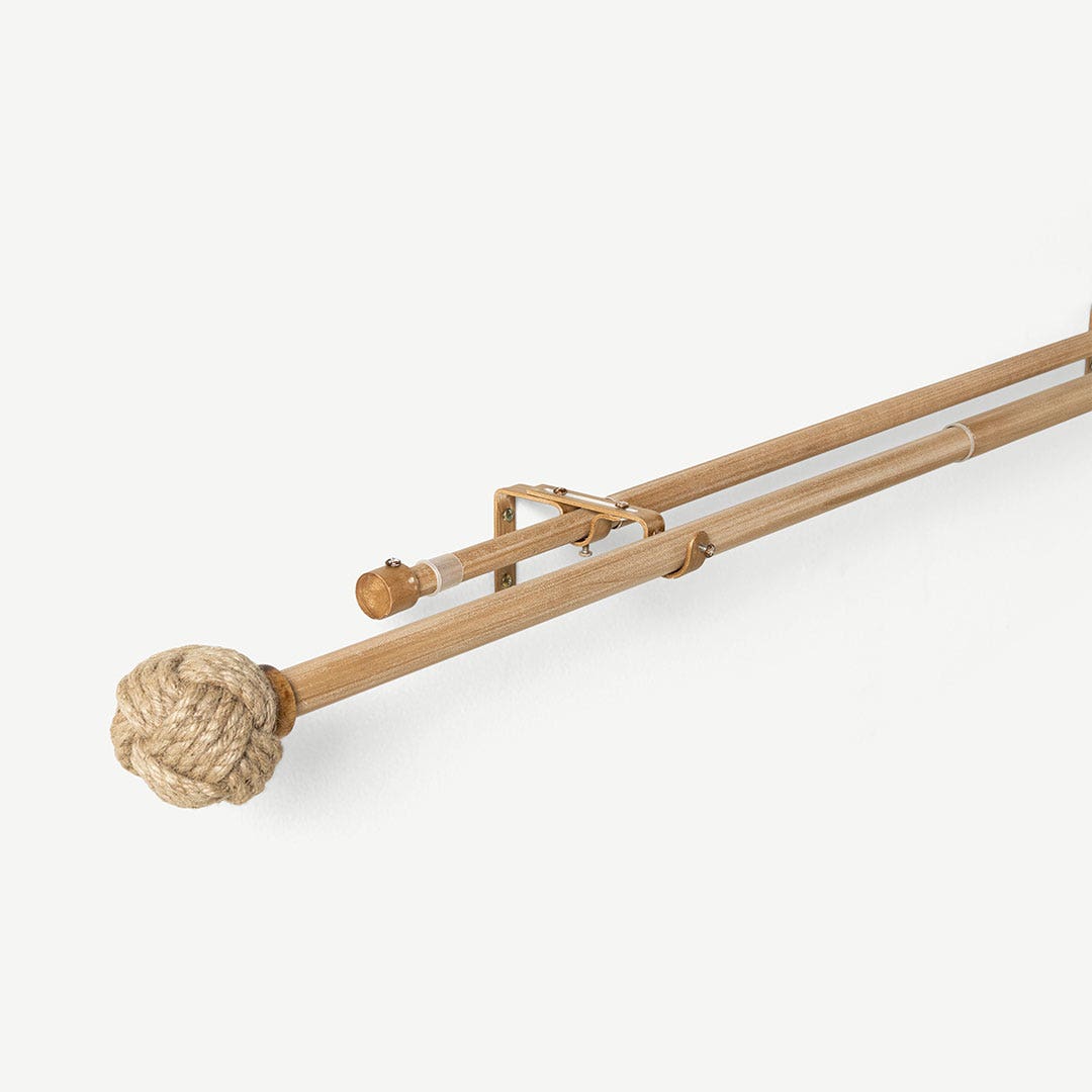 Anita Double Ext Curtain Rod -150-300cm