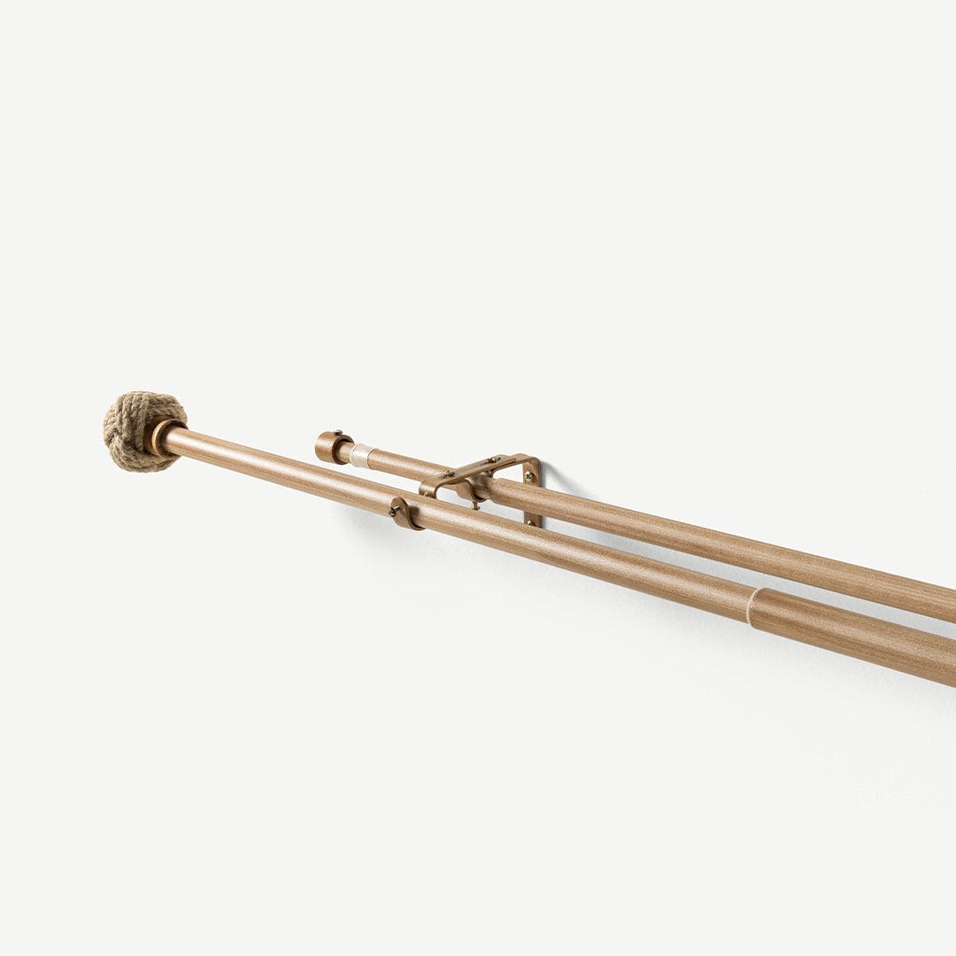 Anita Double Ext Curtain Rod -150-300cm