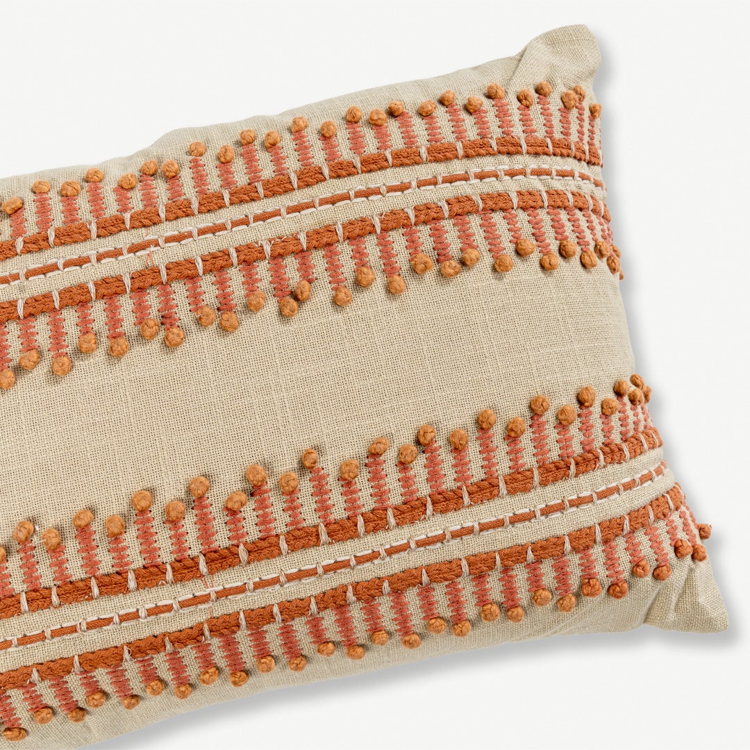 Aniza Embroidered Cushion - 30x50cm