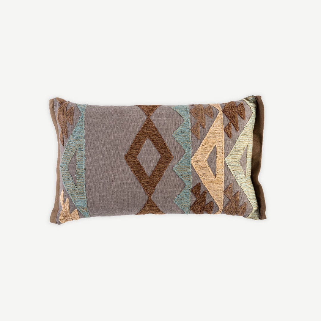 Aramis Embroidered Cushion 30x50cm