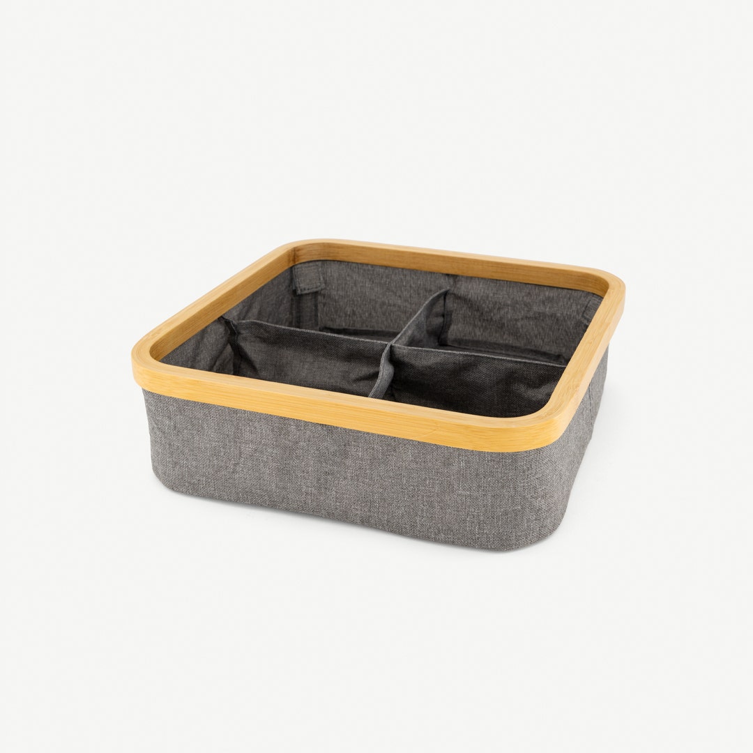 Arcano Foldable Basket Pastel Grey-30x9cm