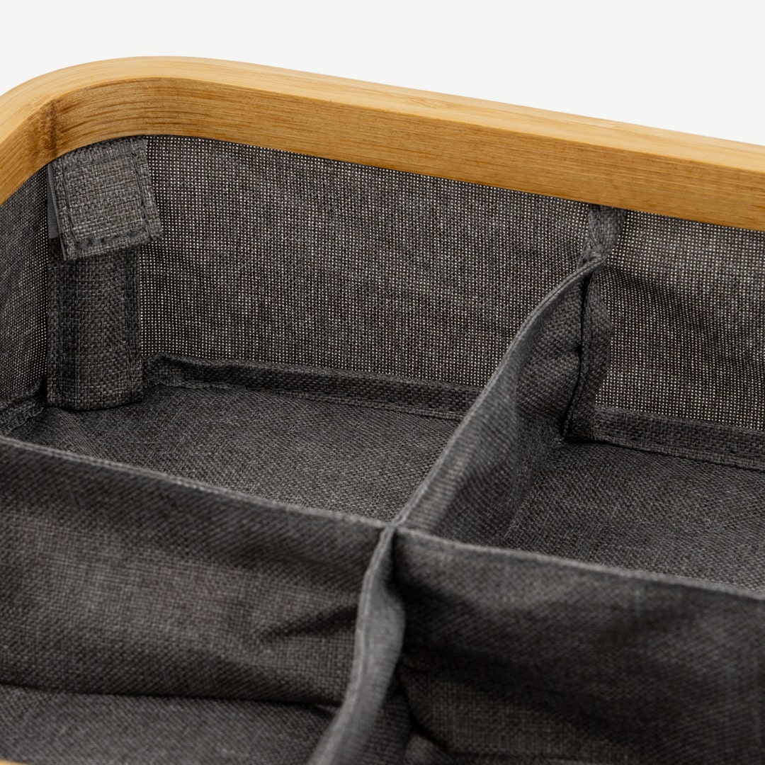 Arcano Foldable Basket Pastel Grey-30x9cm