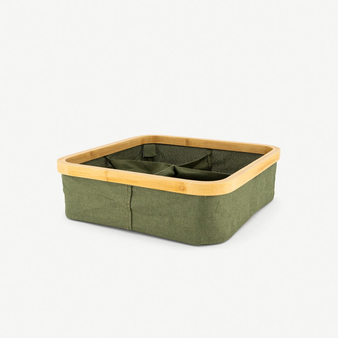 Arcano Foldable Basket Sage -30x9cm