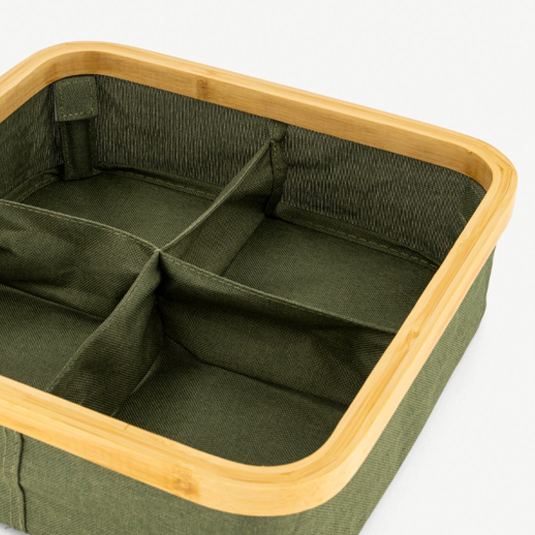 Arcano Foldable Basket Sage -30x9cm