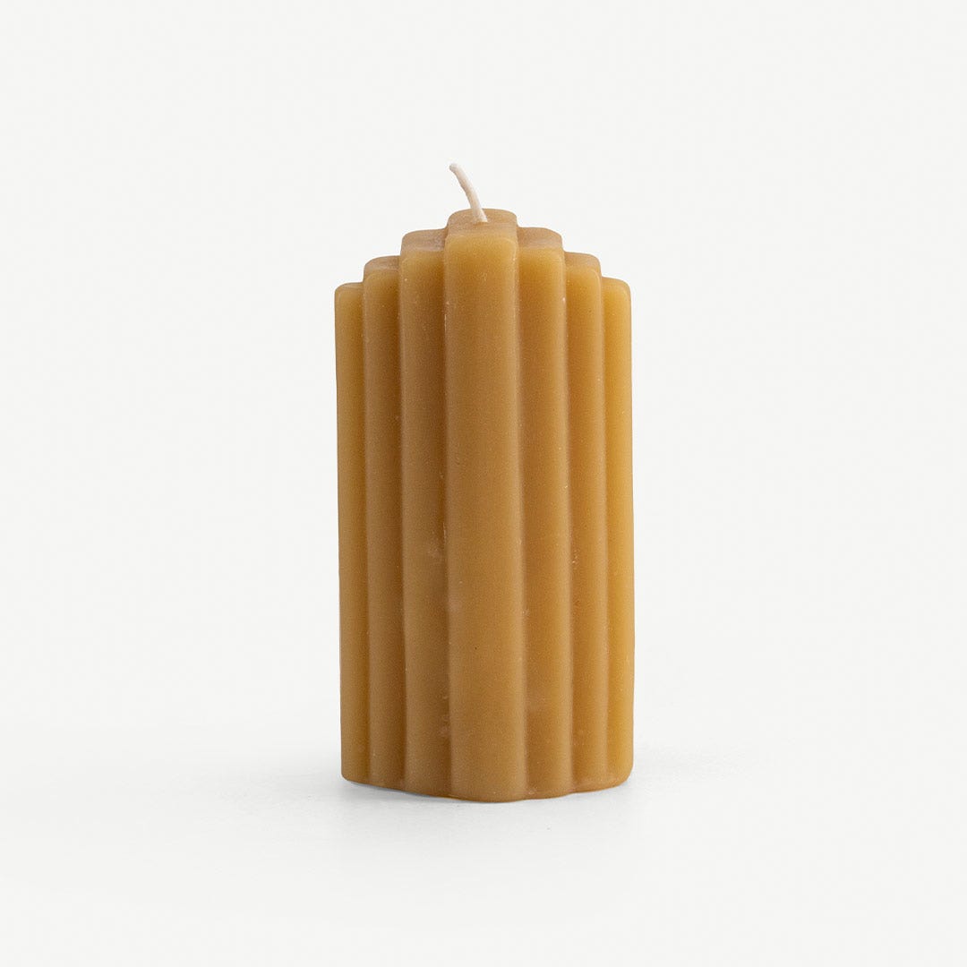 أرسيليا زيون شمعة عمودية 125 جرام - بيج