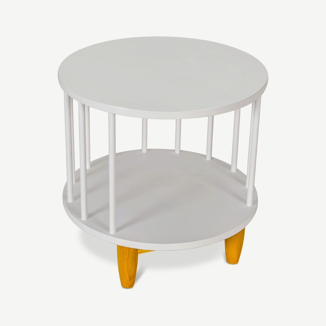 Aryana End Table White