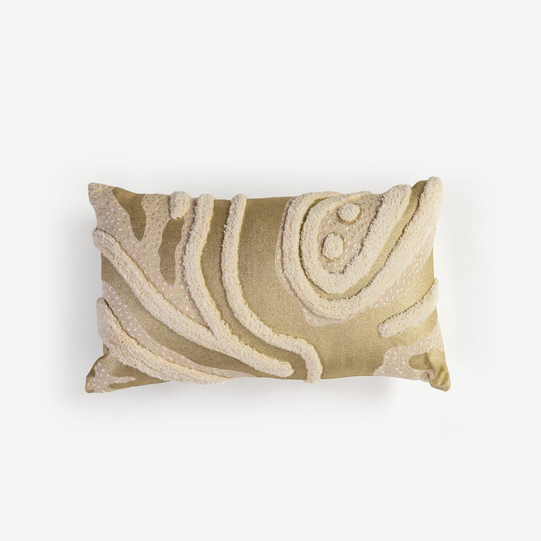 Asgard Emb. Cushion With Gold Foil-30x50cm