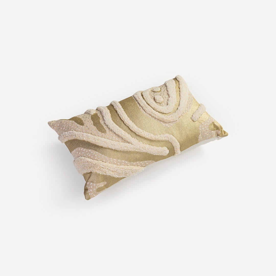 Asgard Emb. Cushion With Gold Foil-30x50cm