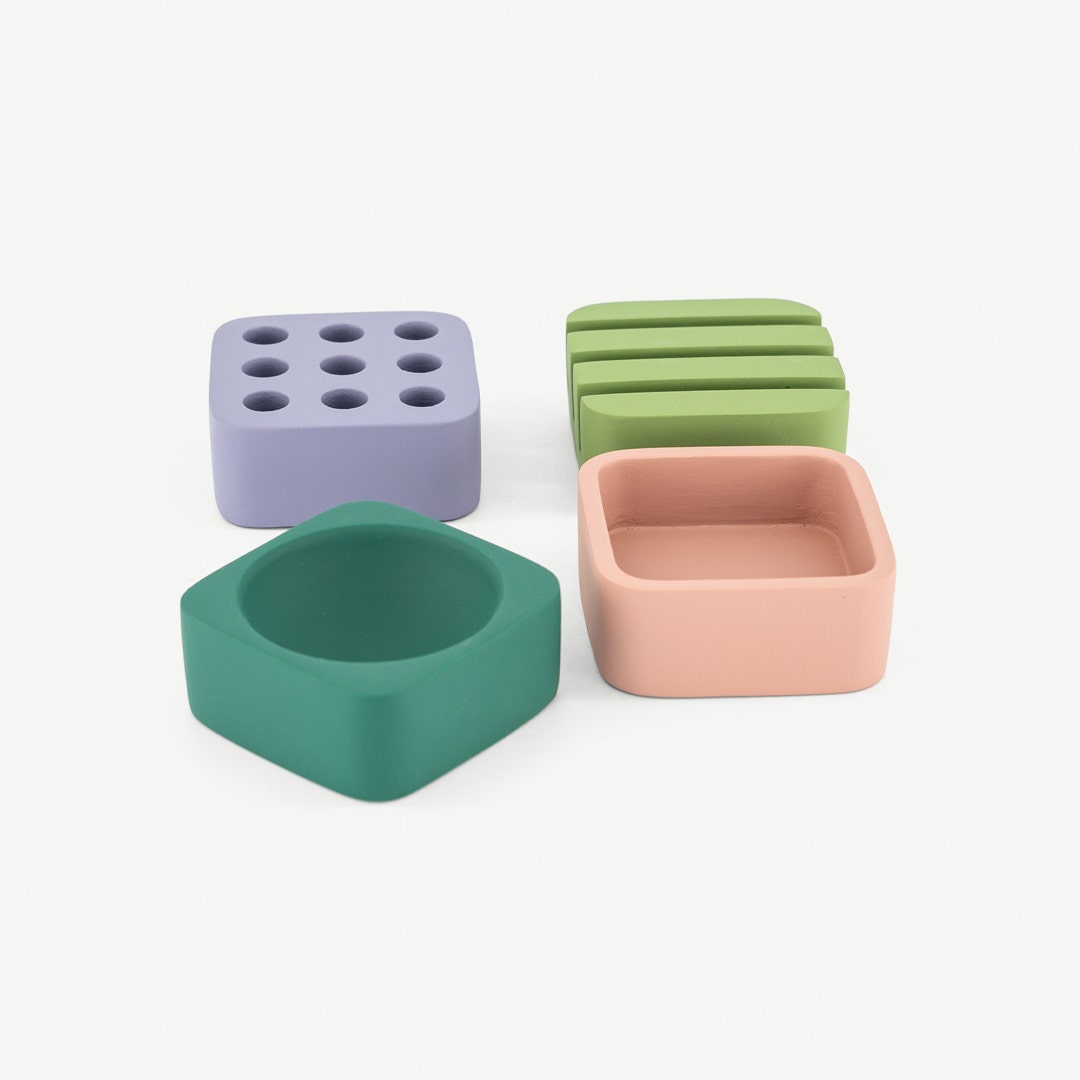 Audrina Desk Organiser Set of 4pcs