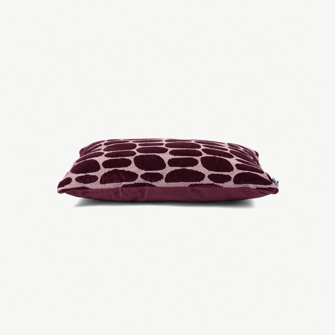 Avaya Velvet Quilted & Emb Cushion Multicolor