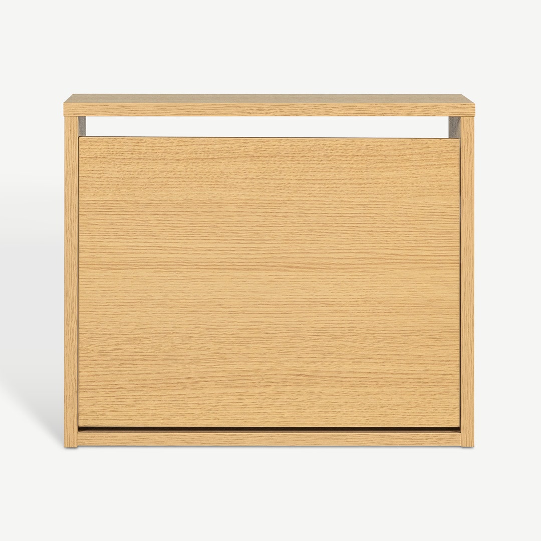 Averie 1 Shoe Rack Light Oak