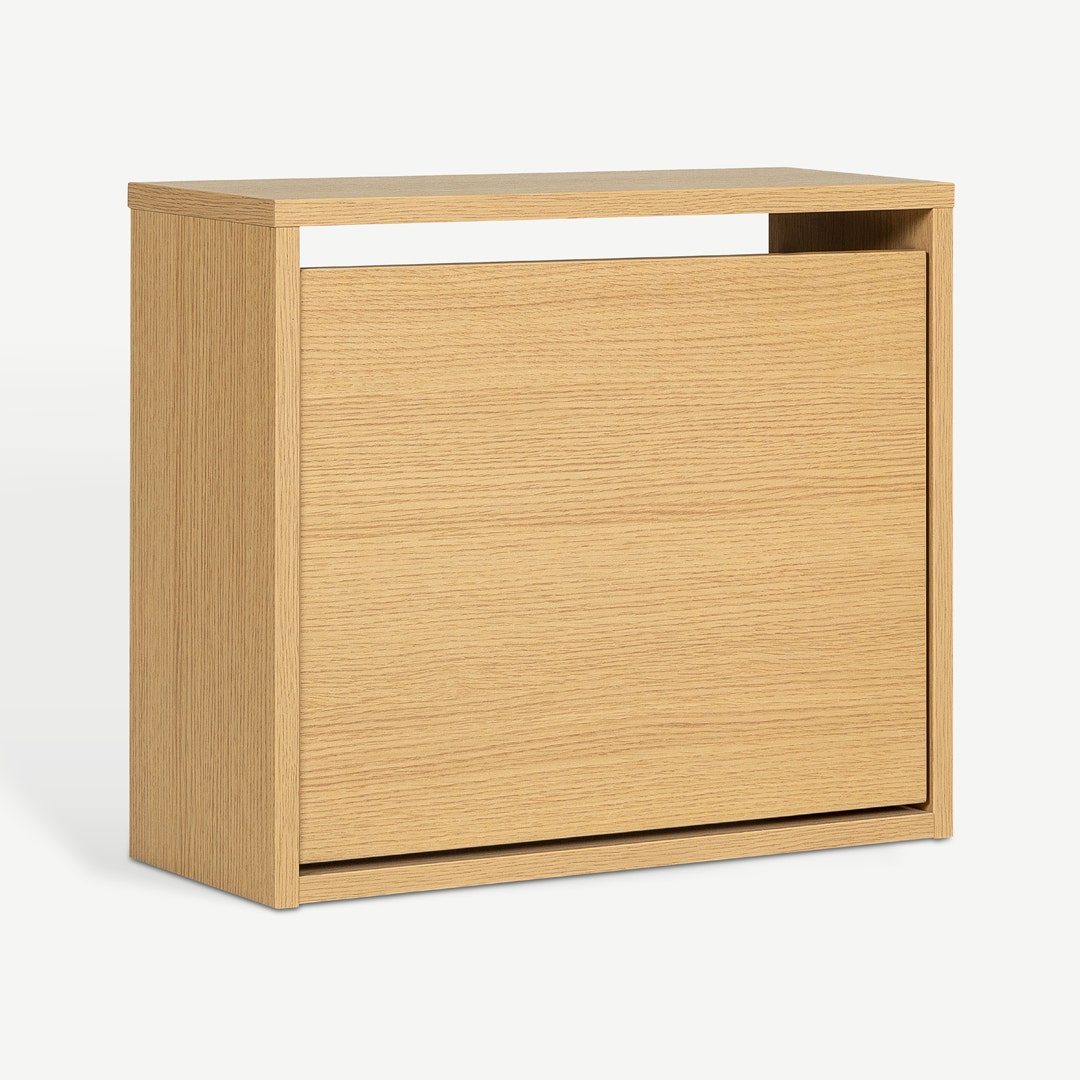 Averie 1 Shoe Rack Light Oak