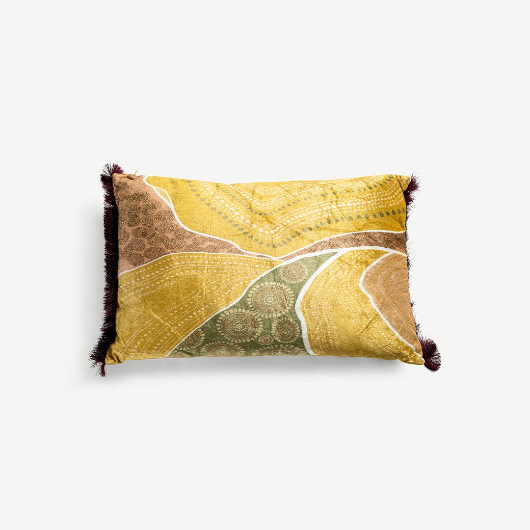 Avrie Embroidered Cushion -60x40cm