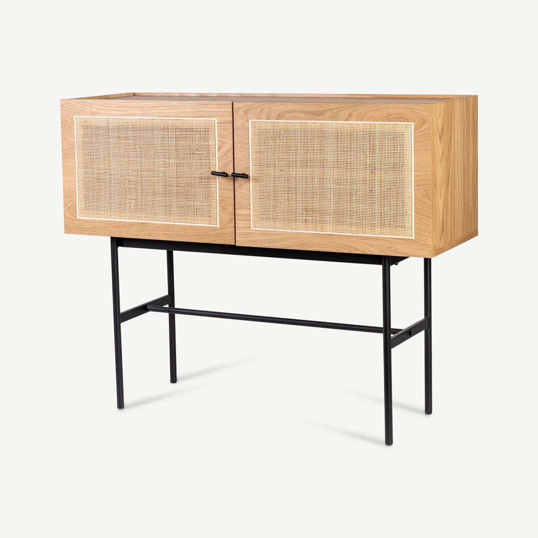 Bali Display Cabinet Oak