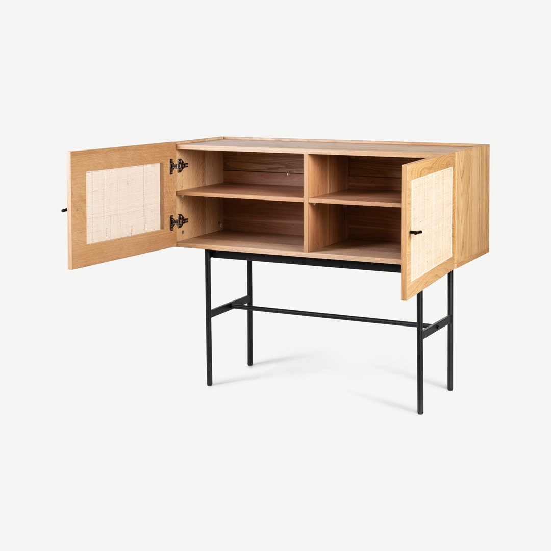 Bali Display Cabinet Oak