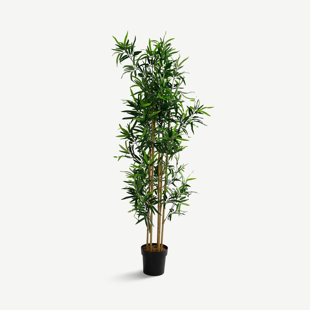 شجرة بامبو صناعية مع وعاء - 182 سم
