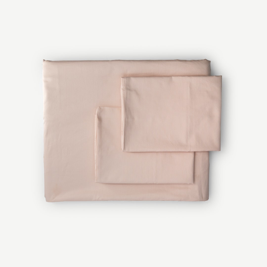 Beauty Duvet Cover Set 160x200cm -Blush