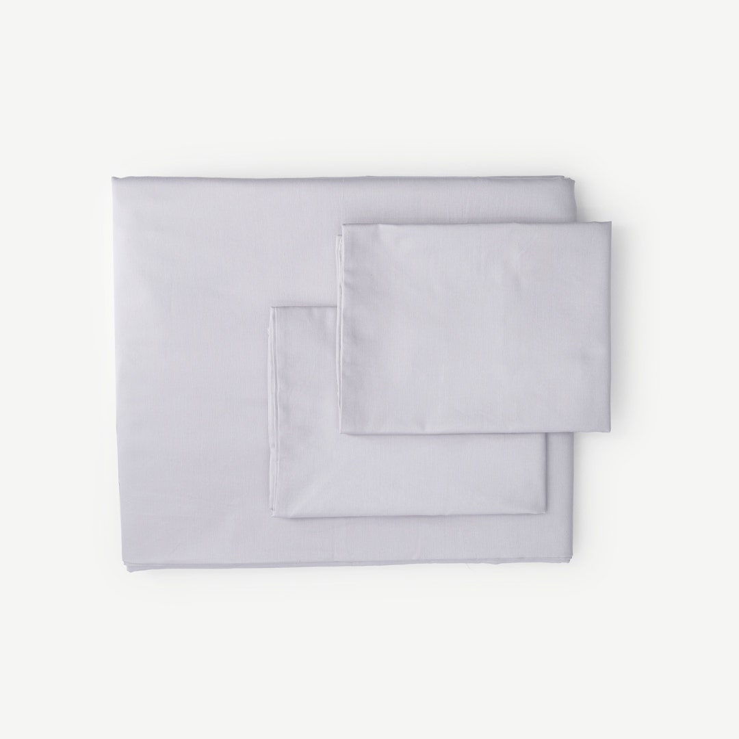 طقم غطاء لحاف بيوتي 220 × 260 سم - رمادي/رمادي