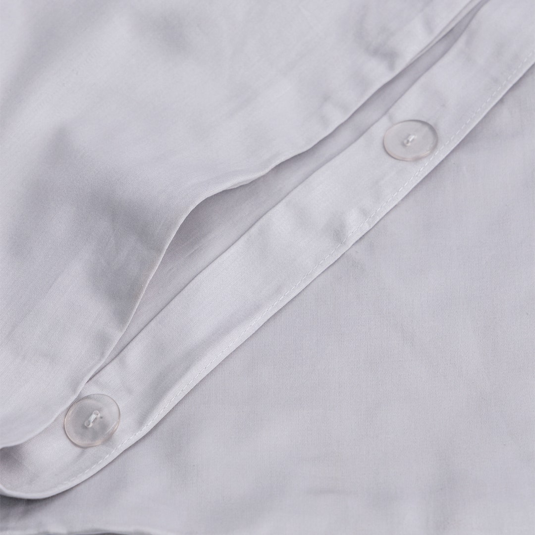 طقم غطاء لحاف بيوتي 220 × 260 سم - رمادي/رمادي