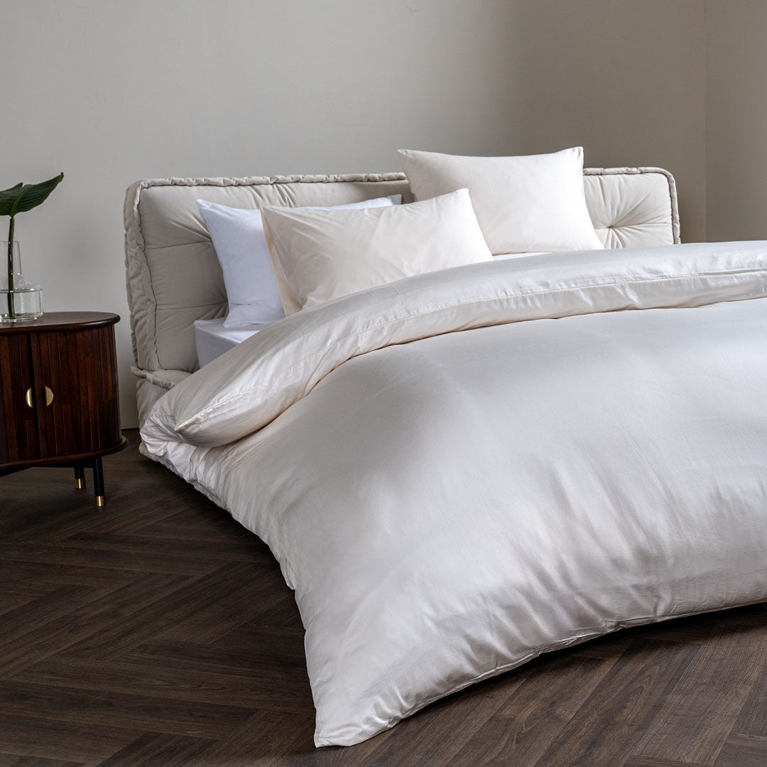 Beauty Duvet Cover Set 220x260cm -White