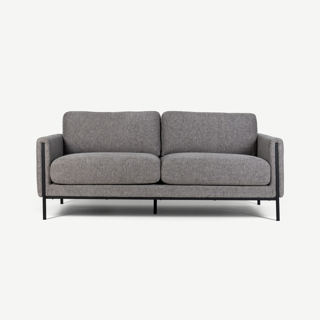 Berlin 2 Seater Sofa Grey