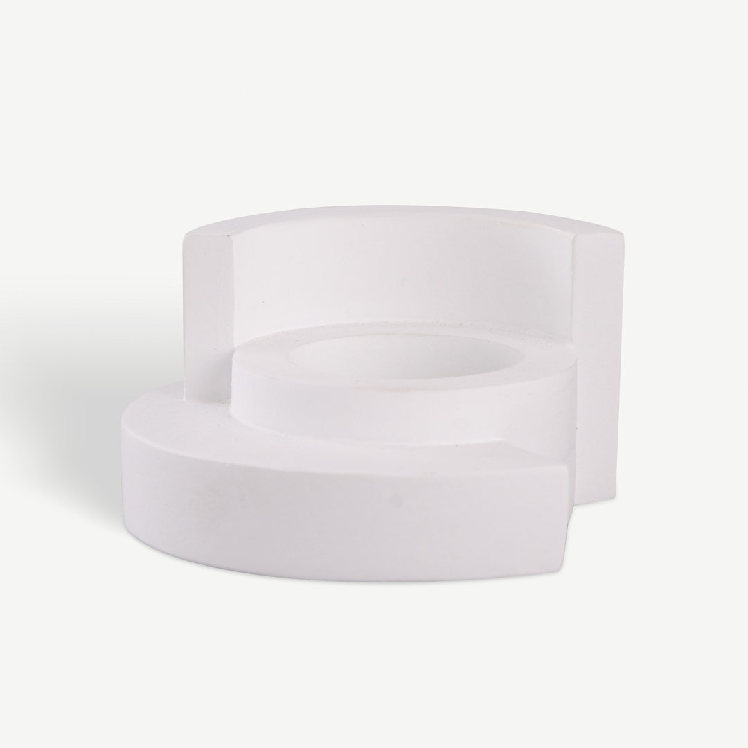 Blaike Candle Holder White