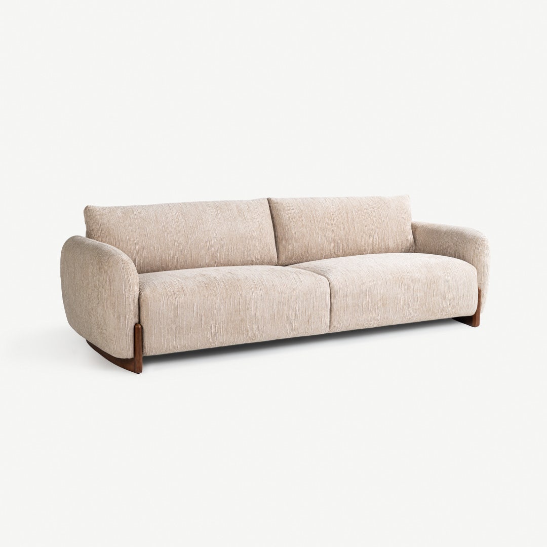 بليري كنبة 4 مقاعد - بيج فاتح