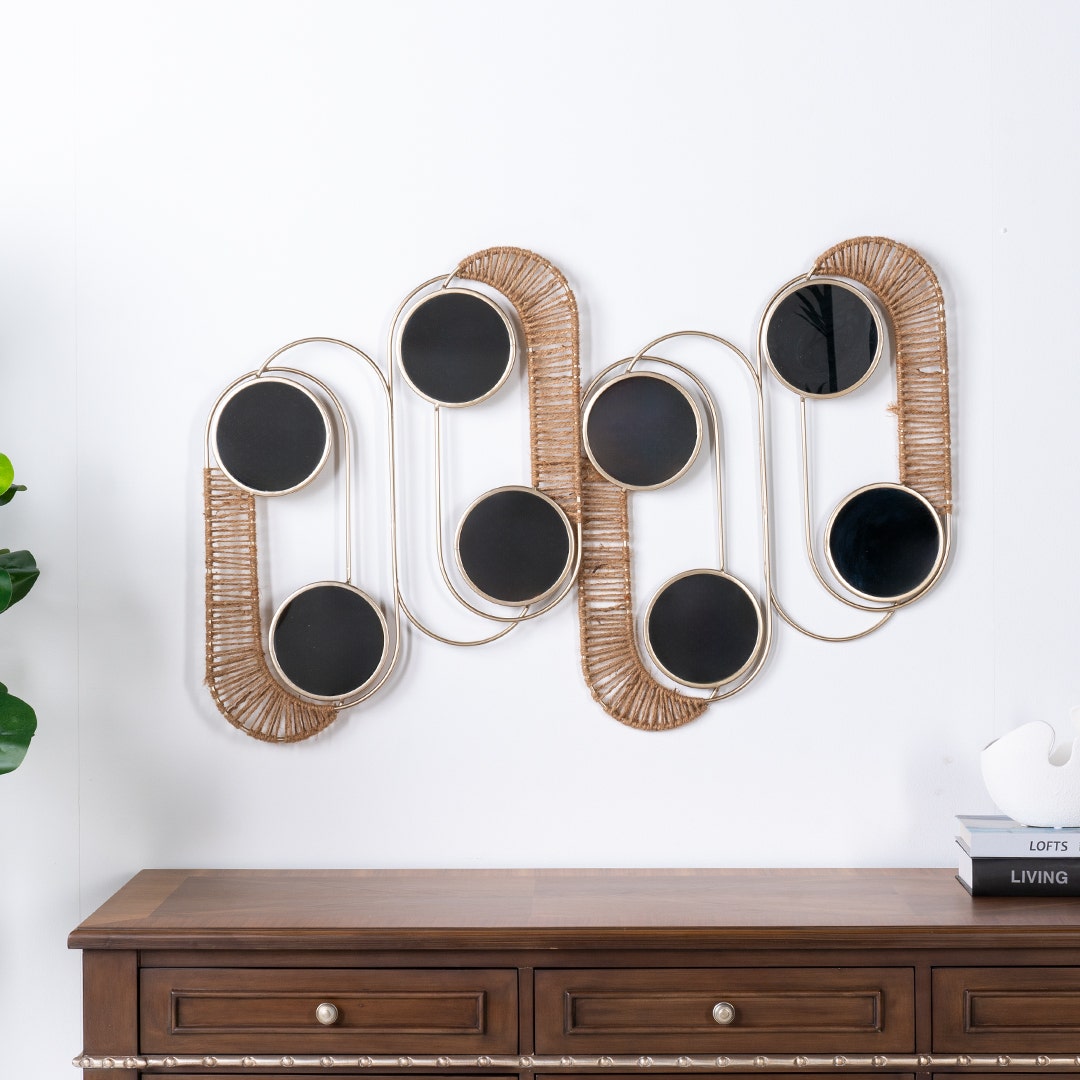 Bomani Decorative Mirror -Brushed Gold