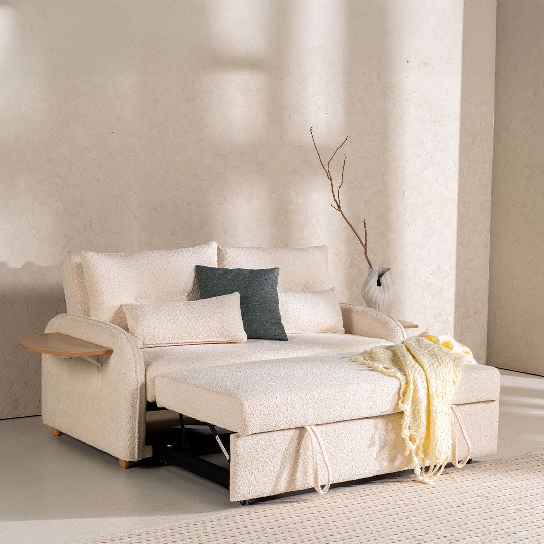 كايلان كنبة سرير ثنائية - عاجي