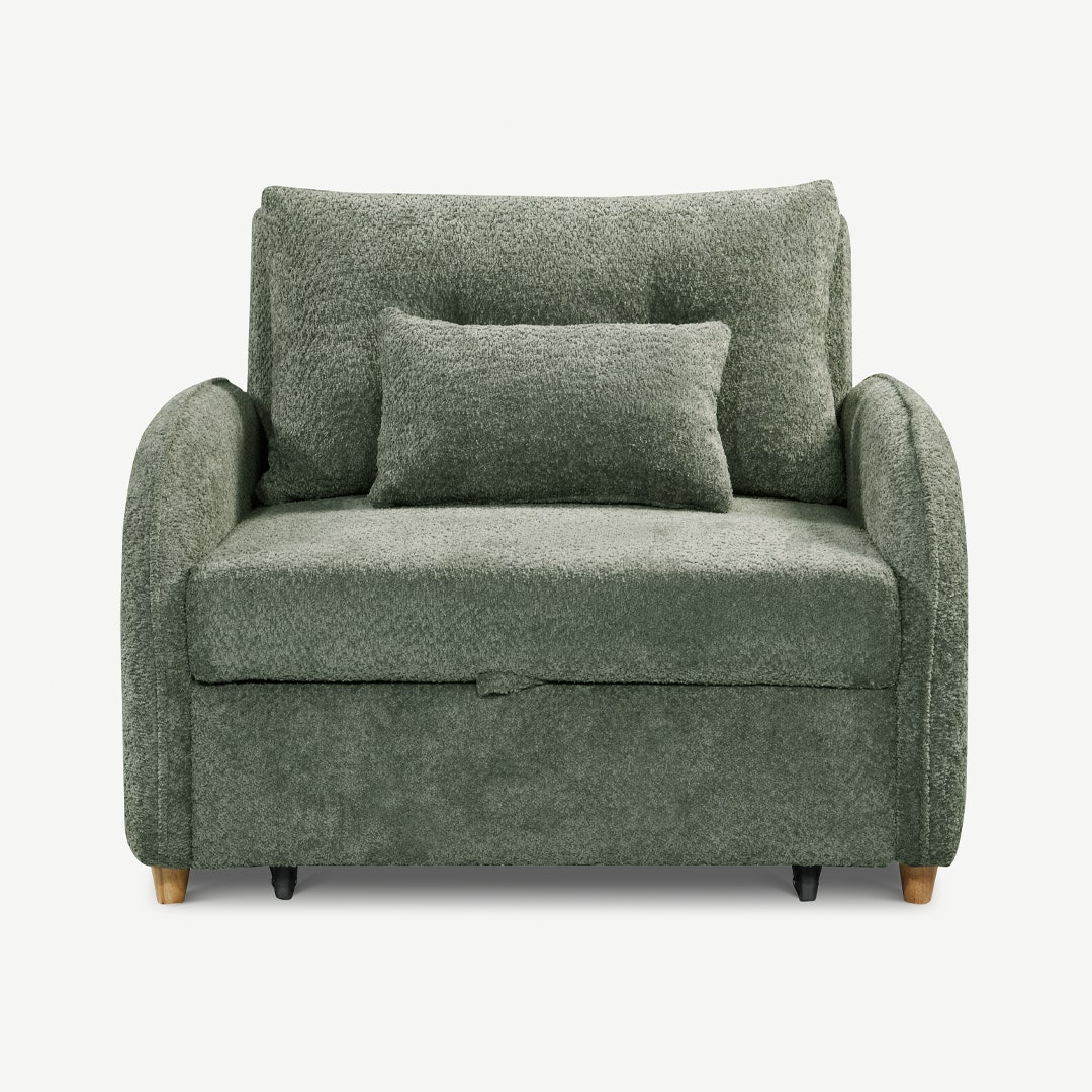 Caelan Sage Single Seater Sofa Bed
