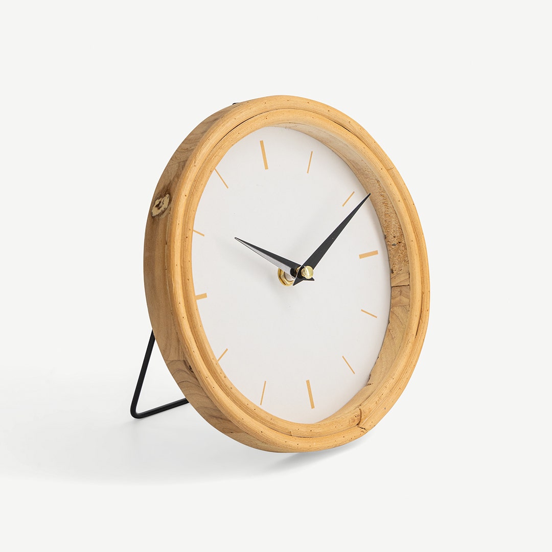 Caileigh Table Clock -Natural