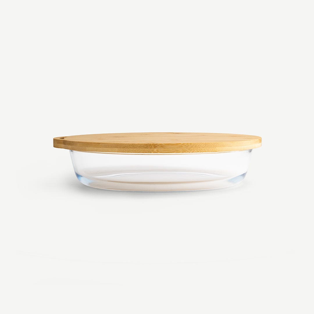 Carena Baking Dish With Bamboo Lid -2400ml