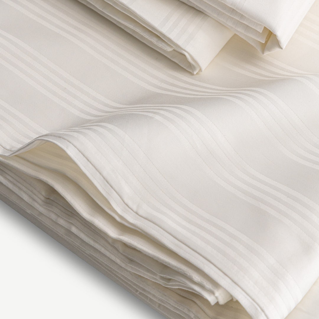 كاريسا طقم أغطية لحاف 220x230 سم - أبيض