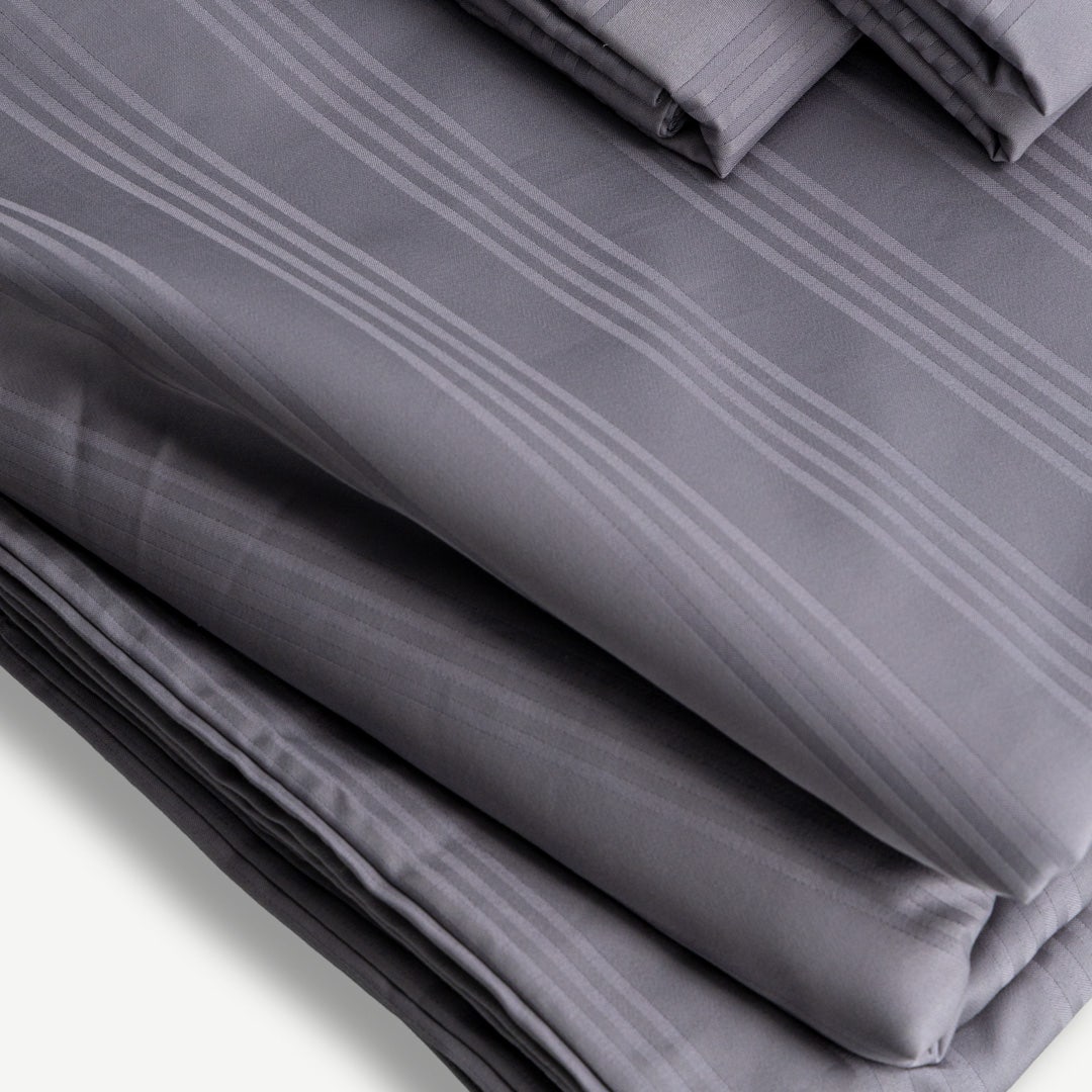 Caressa Duvet Cover Set 220x260cm - Grey