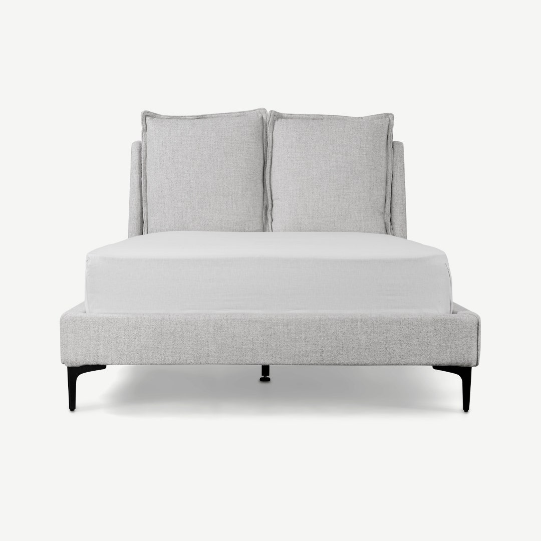 سرير كارلوتا - رمادي