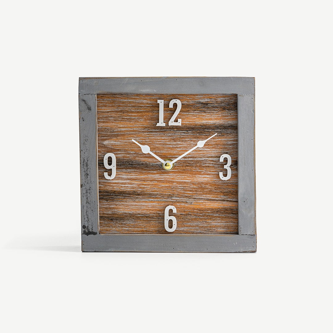 Carver Table Clock -Walnut