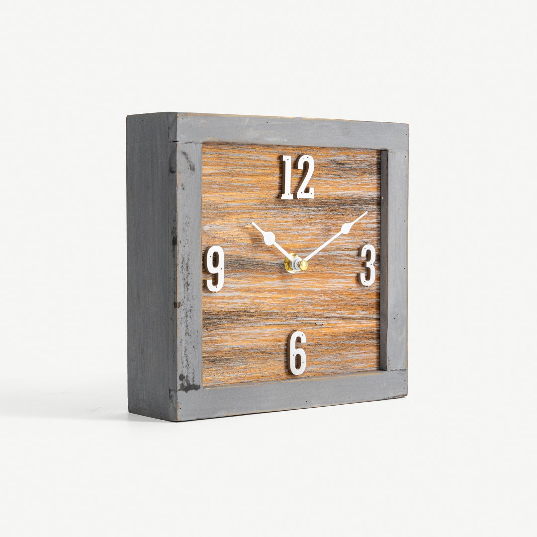 Carver Table Clock -Walnut