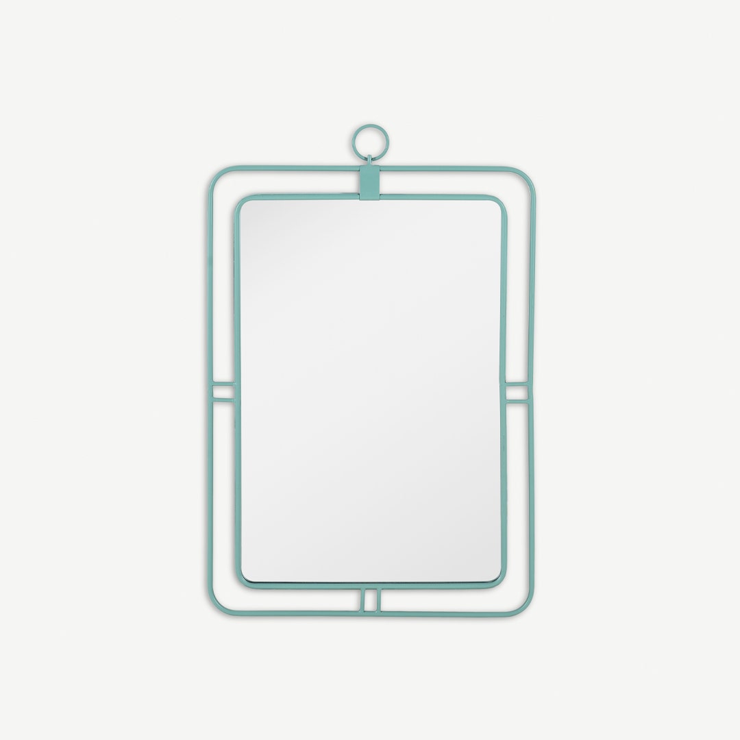 Cecelio Wall Mounted Mirror -P/Green