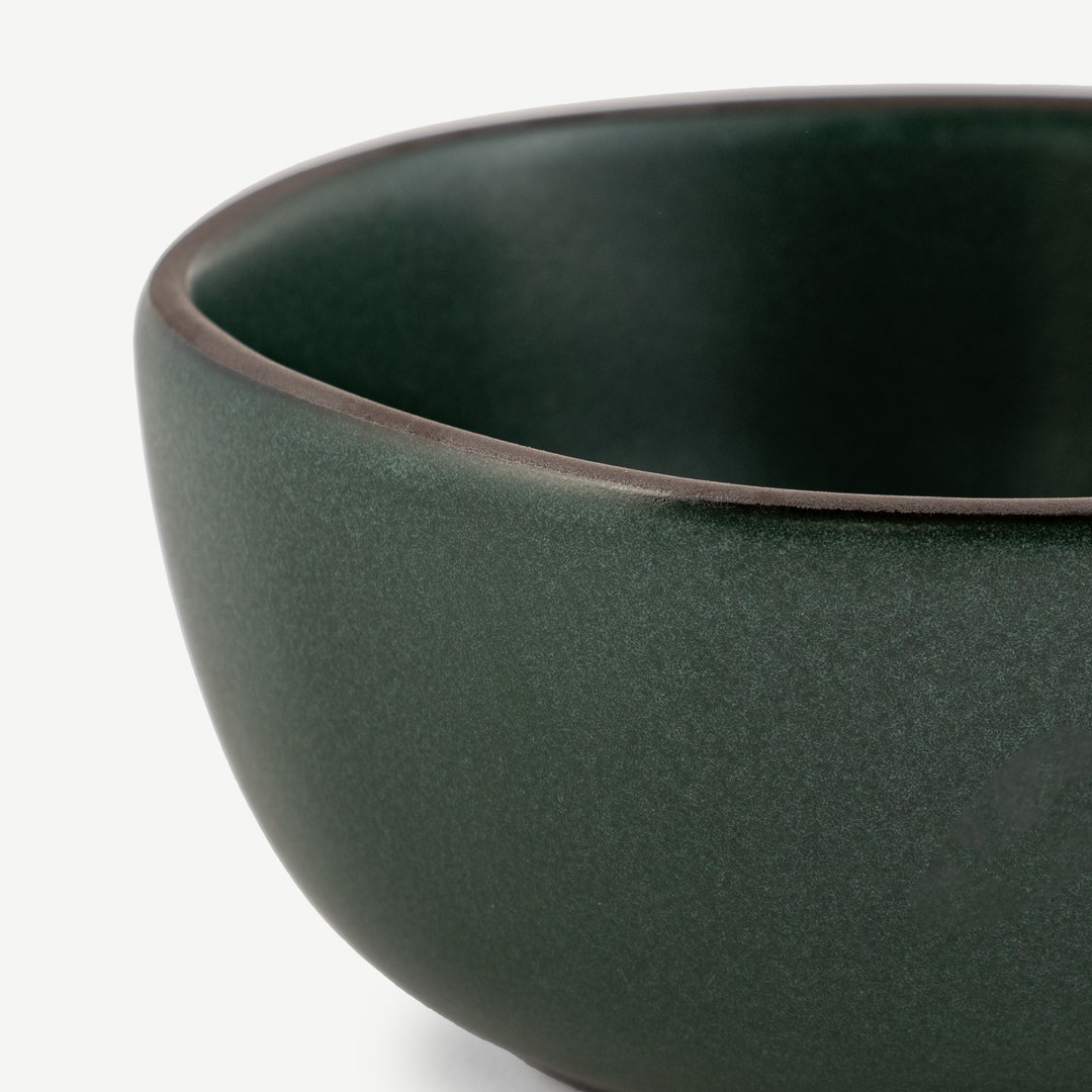 Celina Bowl Bottle Green-11.8cm