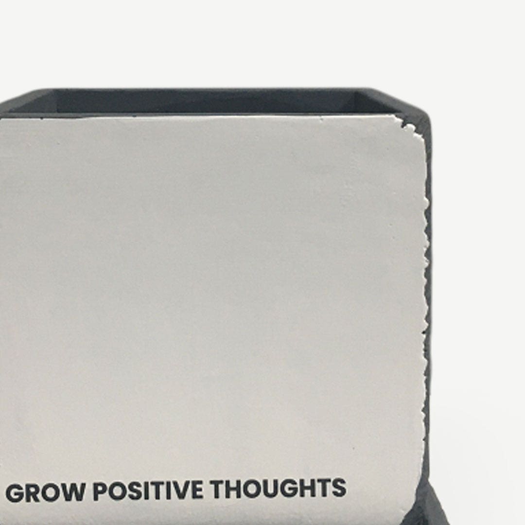 Charene Cement Planter Grey 15x14cm