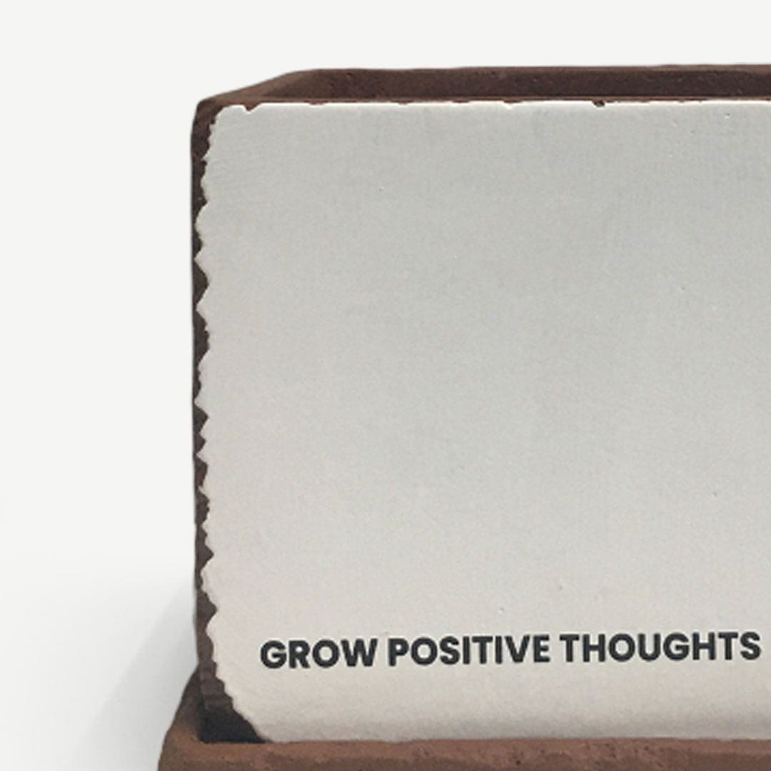 Charene Cement Planter Terracotta14x12cm