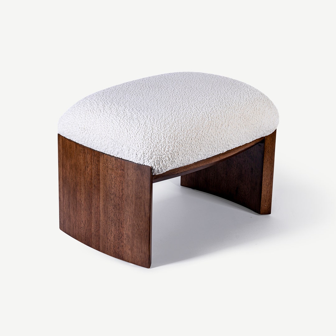 Ivory footstool store